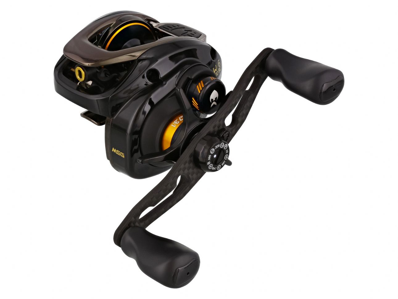 Westin W6 MSG 201 Bait Casting Reels Stealth Gold